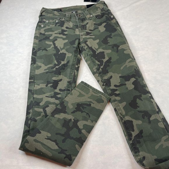 True Religion Women's Halle Camo Skinny Jeans - Picture 12 of 15